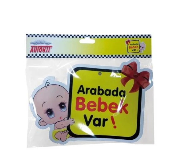 Autokit Oto Sticker Arabada Bebek Var