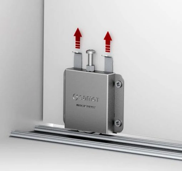 Samet Smt75 Sürgülü Dolap Kapak Tekeri 75kg 4Adet - 3