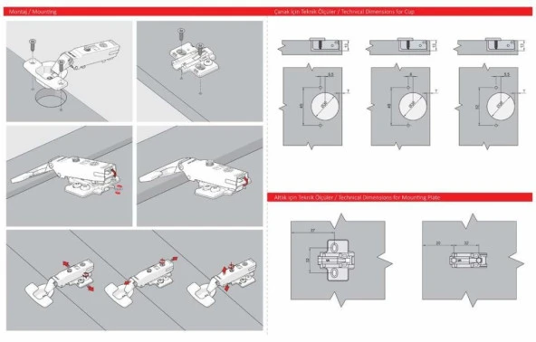Samet Master Frenli 9Db Yarım Deve Menteşe - 2
