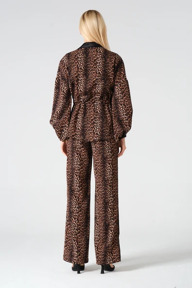 Leopar Desen Ceket - 6