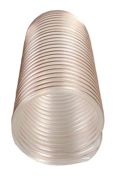 Poliüretan Bakır Telli Şeffaf Hortum 80mmx3mt Pu 070 Toz Talaş Emiş - 3