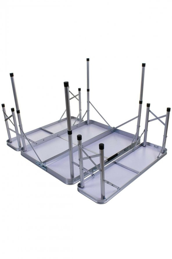 Piknik Masa Seti 90x60 Katlanır Masa + 2 Adet Kamp Sandalyesi Katlanır Sandalye - 2
