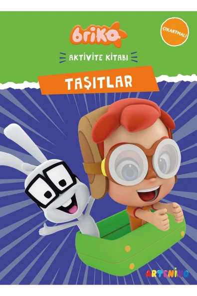 BRİKO  TAŞITLAR  ÇIKARTMALI AKTİVİTE KİTABI SERİSİ ürün görseli