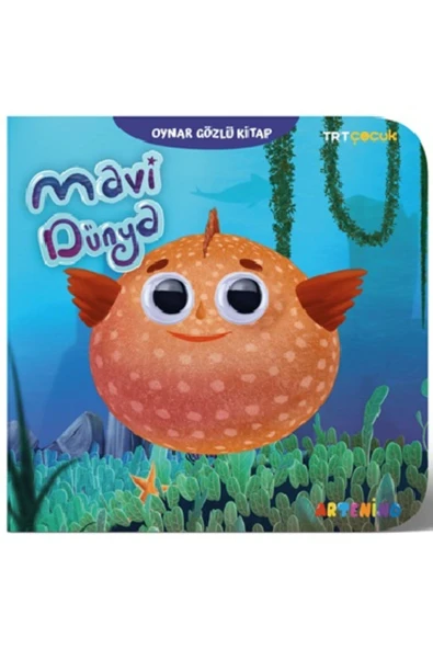MAVİ DÜNYA   TRT ÇOCUK OYNAR GÖZLÜ KİTAP ürün görseli 1