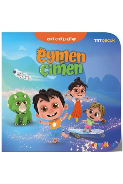 EYMEN İLE ÇİMEN  TRT ÇOCUK CIRT CIRTLI KİTAP ürün görseli 1