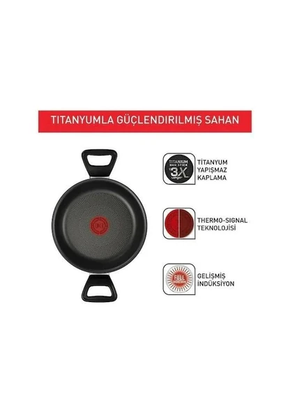 Tefal Titanyum 3X Force 20 cm Sahan - 4