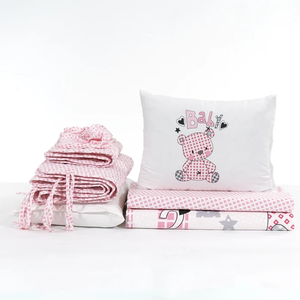 Hobby Buddy - Pembe Bebek Nevresim Takımı - 3