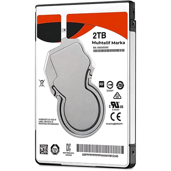 Oem 2.El Hdd 3.5 2Tb Muhtelif Marka Harddisk Depolama (3Ay Garantili)