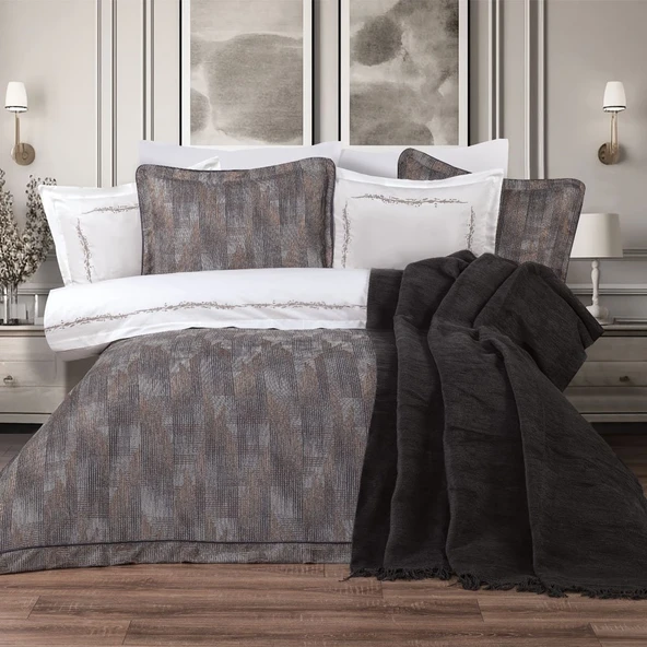 Hobby Trendy Çeyiz Seti - Ritim - Gri ürün görseli