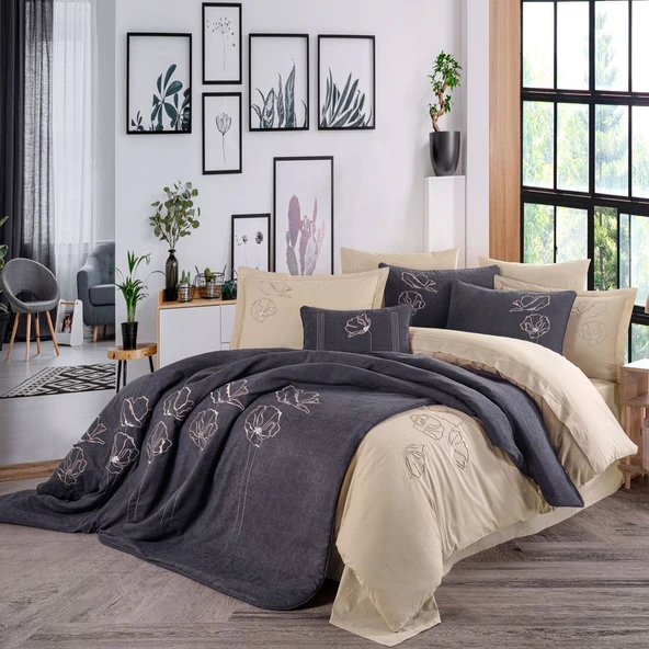 Hobby Novia Çeyiz Seti - Antrasit ürün görseli