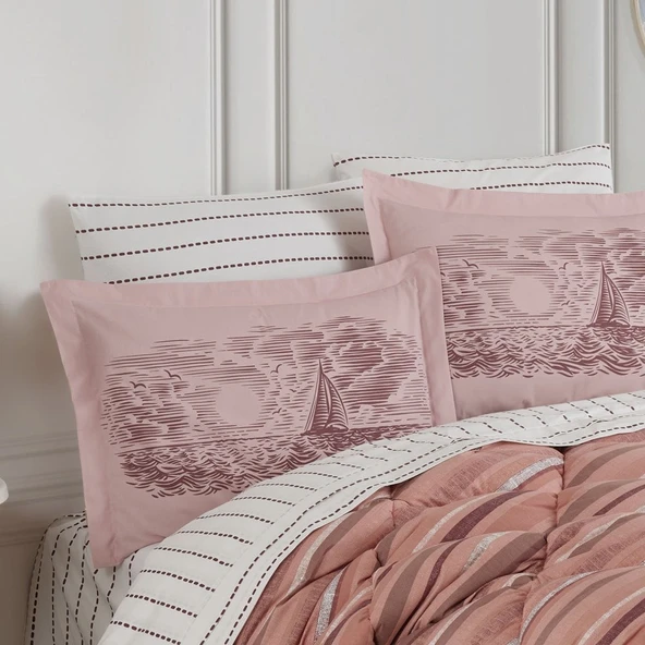 Hobby Talisa Bronz- Poplin Studio Tek Kişilik Uyku Seti - 2