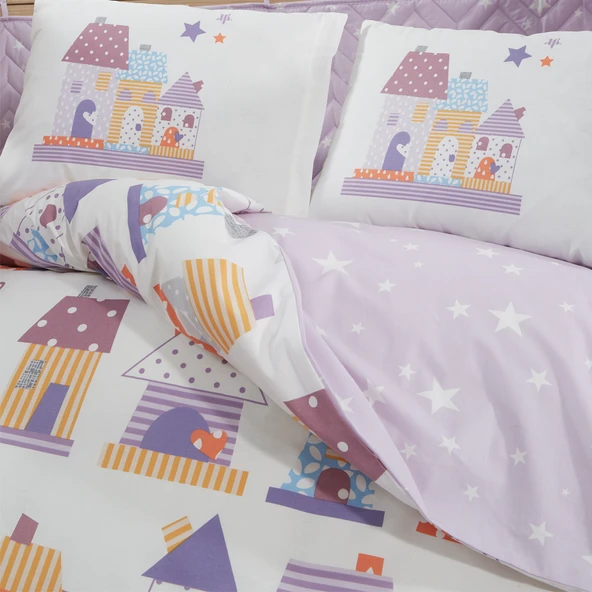 Hobby Felix Bebek Nevresim Takımı Mor - 2