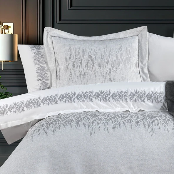 Hobby Trendy Çeyiz Seti - Karo - Krem - Resim 2