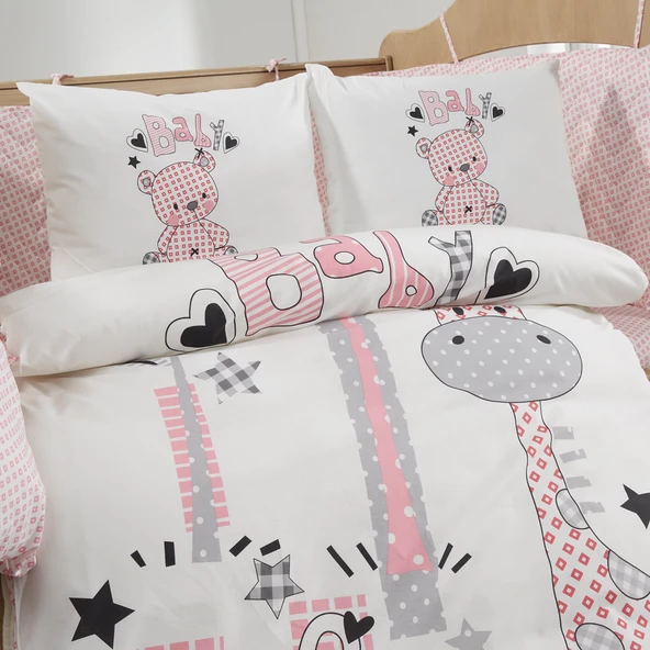 Hobby Buddy - Pembe Bebek Nevresim Takımı - 2