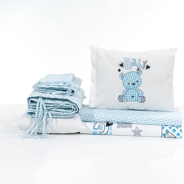 Hobby Buddy - Mavi Bebek Nevresim Takımı - 4