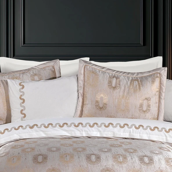 Hobby New Cashmere Çeyiz Seti - Krem - Resim 2