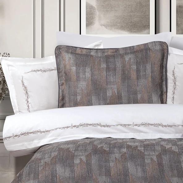 Hobby Trendy Çeyiz Seti - Ritim - Gri - Resim 2