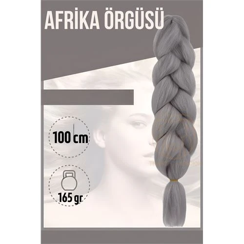 ModaCar Afrika Örügüsü Rasta 100 Cm 165 Gr 1094 Gri