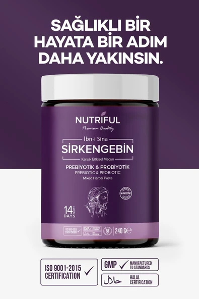Nutriful Ibn-i Sina Sirkengebin Prebiyotik Form Macunu
