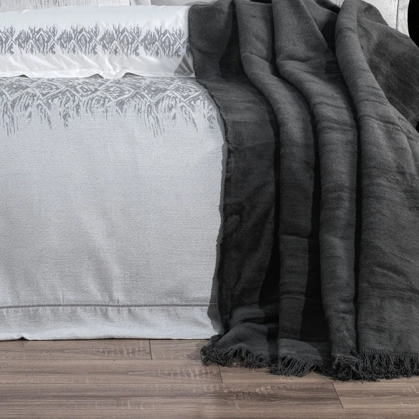 Hobby Trendy Çeyiz Seti - Karo - Krem - Resim 3