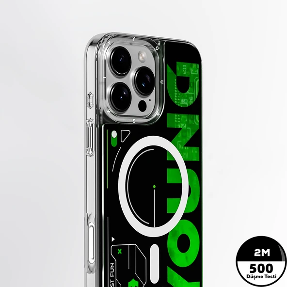 Apple iPhone 16 Pro Max Kılıf M-safe Şarj Özellikli Airbagli Çift Katmanlı Youngkit Future Streamer Serisi Kapak - 11