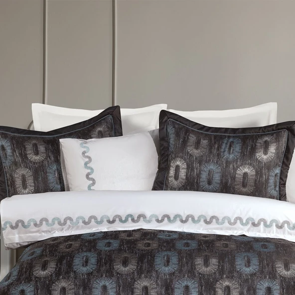 Hobby New Cashmere Çeyiz Seti - Mavi - Resim 2