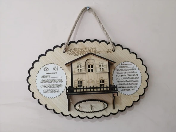 Nazar Ayeti Ayetel Kursi Duvar Askılık