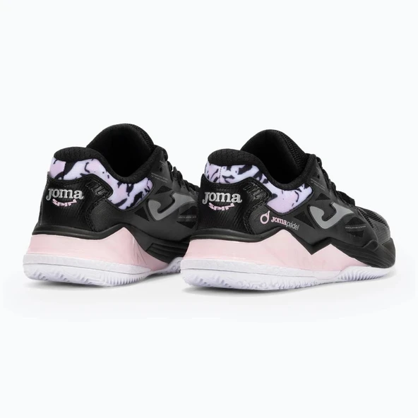 Joma Spin Kadın Siyah Toprak - Sert Kort Tenis & Padel Ayakkabısı TSPILS2501OM - Resim 3