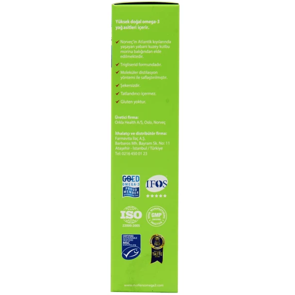 Möllers Omega 3 Balık Yağı Şurubu Doğal Elma Aromalı 250 ml - 2