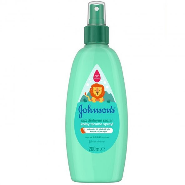 Johnsons Baby Kolay Tarama Spreyi Söz Dinleyen Saçlar 200 ml