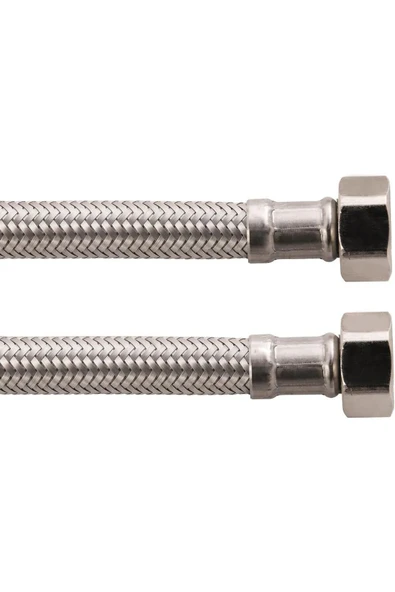 By-Ka Batarya Flex Hortum 3/8-M10 70 cm Kısa Uç (2Adet) - 2