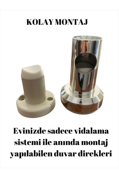 By-Ka Sürgülü Lüx Duş Seti 3 Fonksiyonlu Başlık - 2