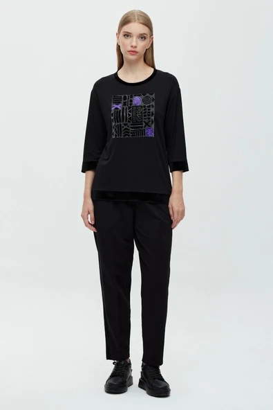 Daido Kadın Oversize Midi Pantolon - Minimalist Günlük Stil