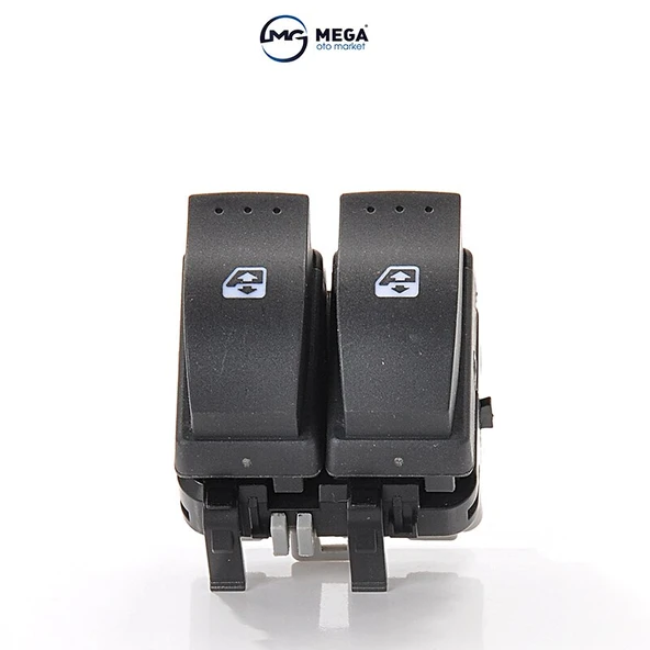 Mega Oto Market Çiftli Sol Cam Düğmesi Anahtarı Renault Megane 2 ile uyumlu