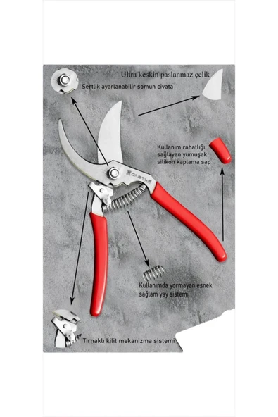 By-Ka Bağ / Ağaç Budama Makası A Kalite - 2