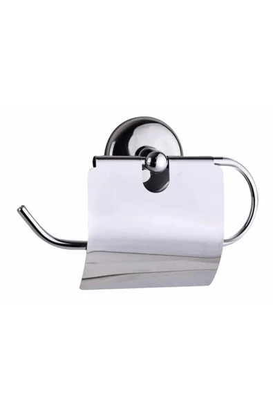 By-Ka Parlak Krom Kaplamalı, Yuvarlak Tasarımlı Modern Tuvalet Kağıtlığı