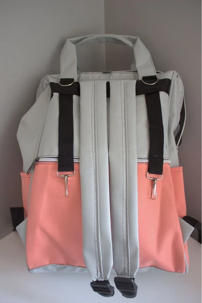 By-Ka Bebek Bakım Çantası Organizatör Fonksiyonel Anne Bebek Bakım Sırt Çantası - 3