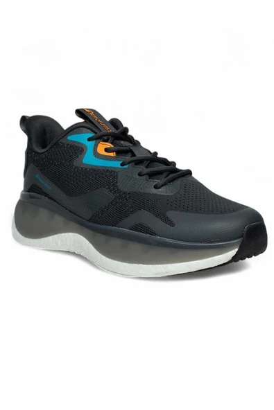 Celira Pnr Gri Siyah Triko Erkek Sneaker Spor Ayakkabı - 2