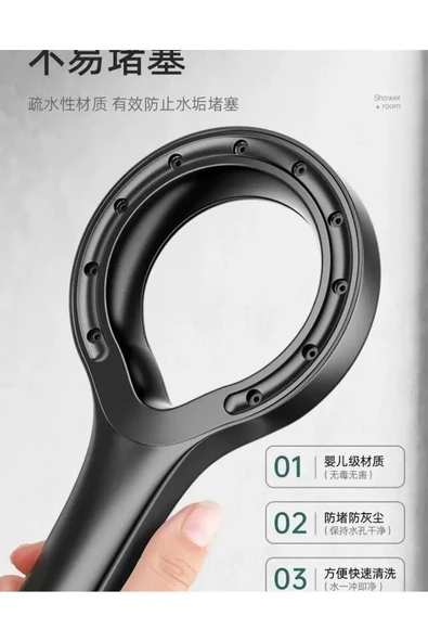 By-Ka Yüksek Basınçlı Yağmurlama Duş Başlığı - 2