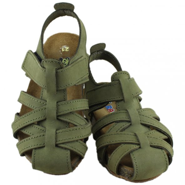Yeşil Ortopedik Bebek Sandalet Yeni Sezon Bebek Sandaletleri - 3