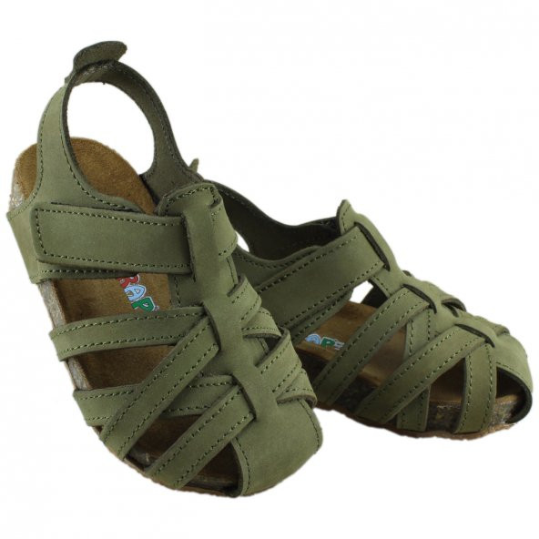 Yeşil Ortopedik Bebek Sandalet Yeni Sezon Bebek Sandaletleri - 4