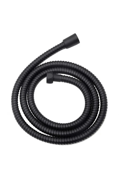 By-Ka 5 Fonksiyonlu Su Tasarruflu Duş Başlığı+ Siyah Mafsal+ 150 Cm Siyah Hortum - 4