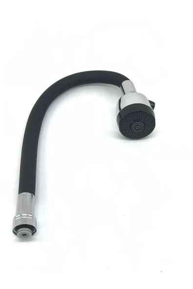 By-Ka shpx Renkli Silikonlu Oynar Başlıklı 2 Fonksiyonlu Spiral Musluk Başlığı - Siyah nslm 1037065 - 3