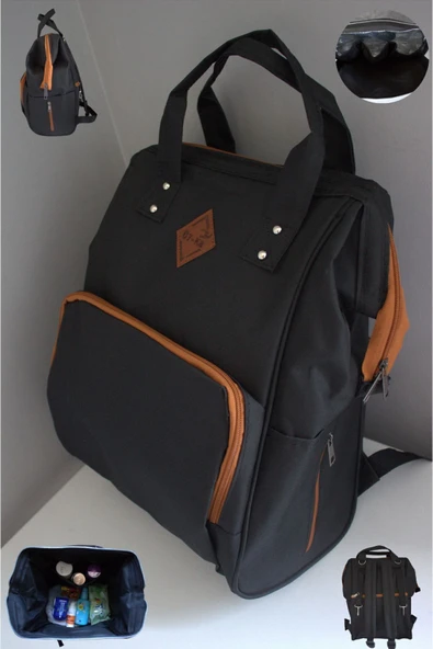 By-Ka Bebek Bakım Çantası Organizatör Fonksiyonel Anne Bebek Bakım Sırt Çantası