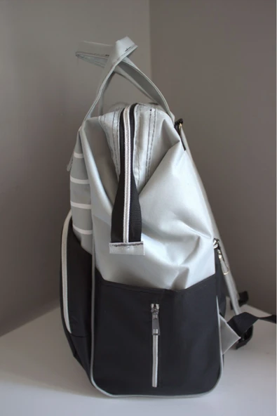 By-Ka Bebek Bakım Çantası Organizatör Fonksiyonel Anne Bebek Bakım Sırt Çantası - 5