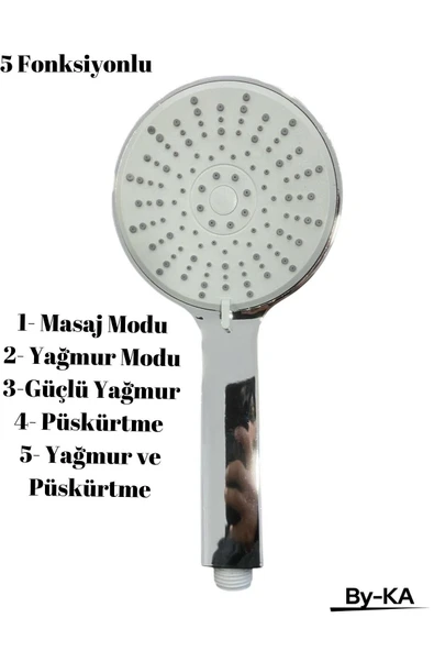 By-Ka 5 Fonksiyonlu Duş Başlığı