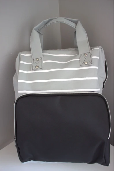 By-Ka Bebek Bakım Çantası Organizatör Fonksiyonel Anne Bebek Bakım Sırt Çantası - 3