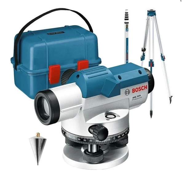 Bosch GOL 32 D + BT 160 + GR 500 Mira Ölçüm Cihazı