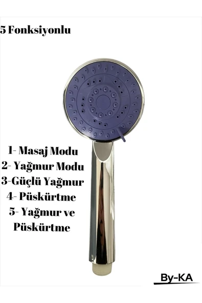 By-Ka 5 Fonksiyonlu Duş Başlığı