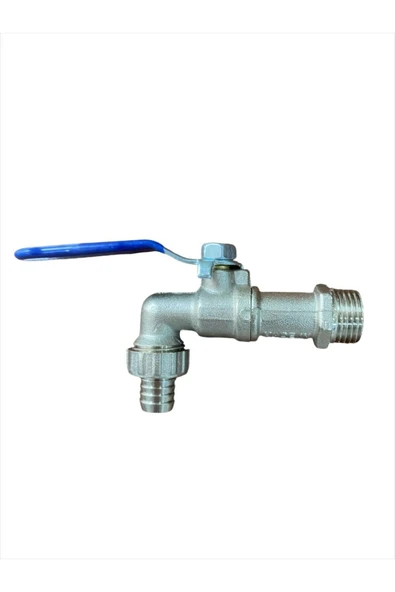 By-Ka Aç Kapa 1/2 Küresel Bahçe Musluğu Pirinç Ham madde - 2